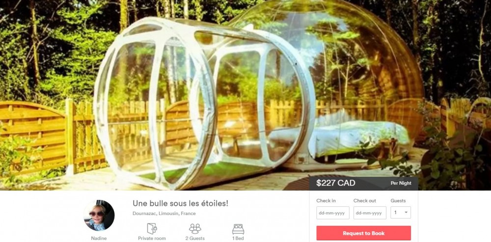Airbnb listing