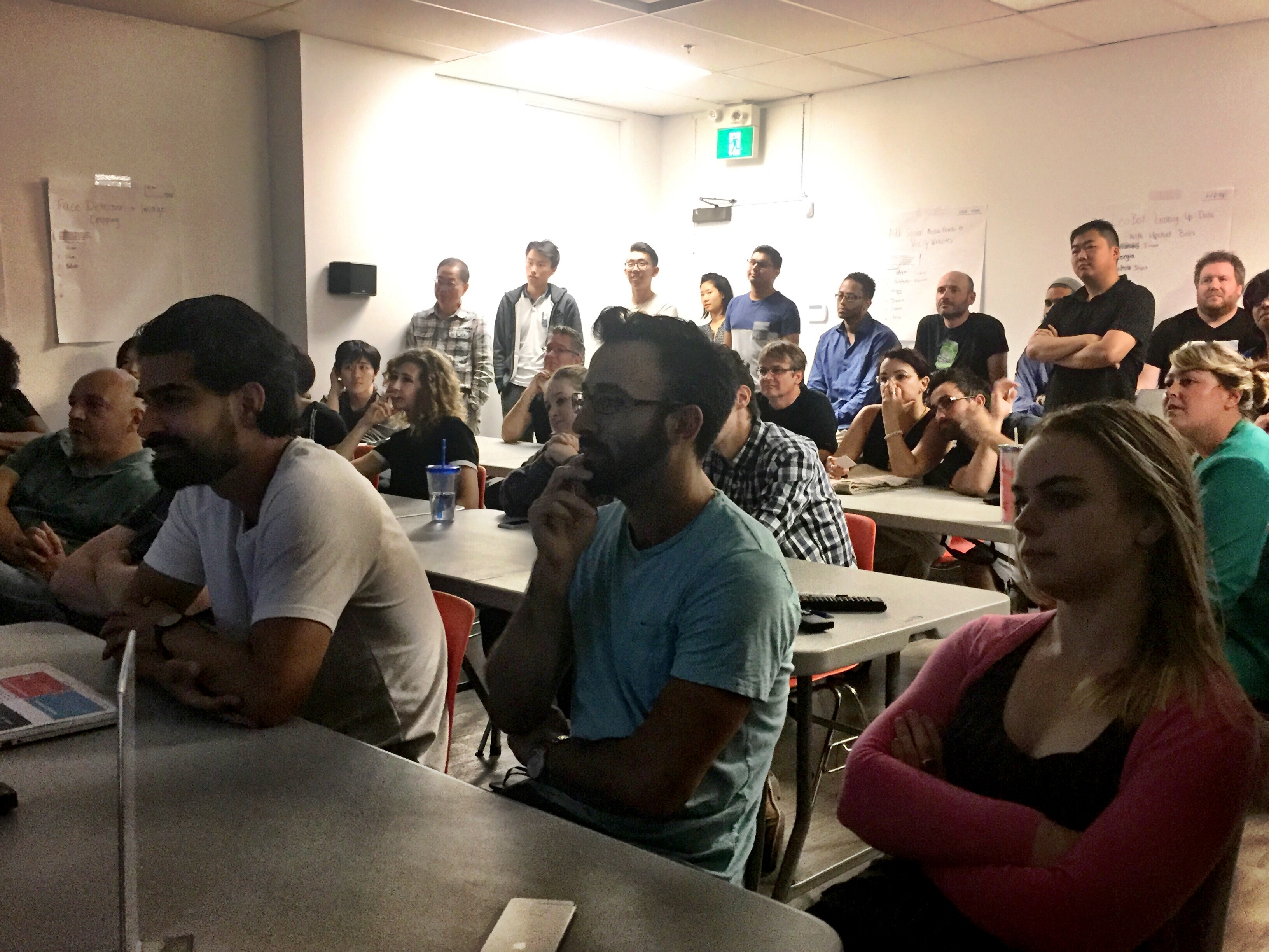 Leonardo Hackathon teams and judges get ready for presentations