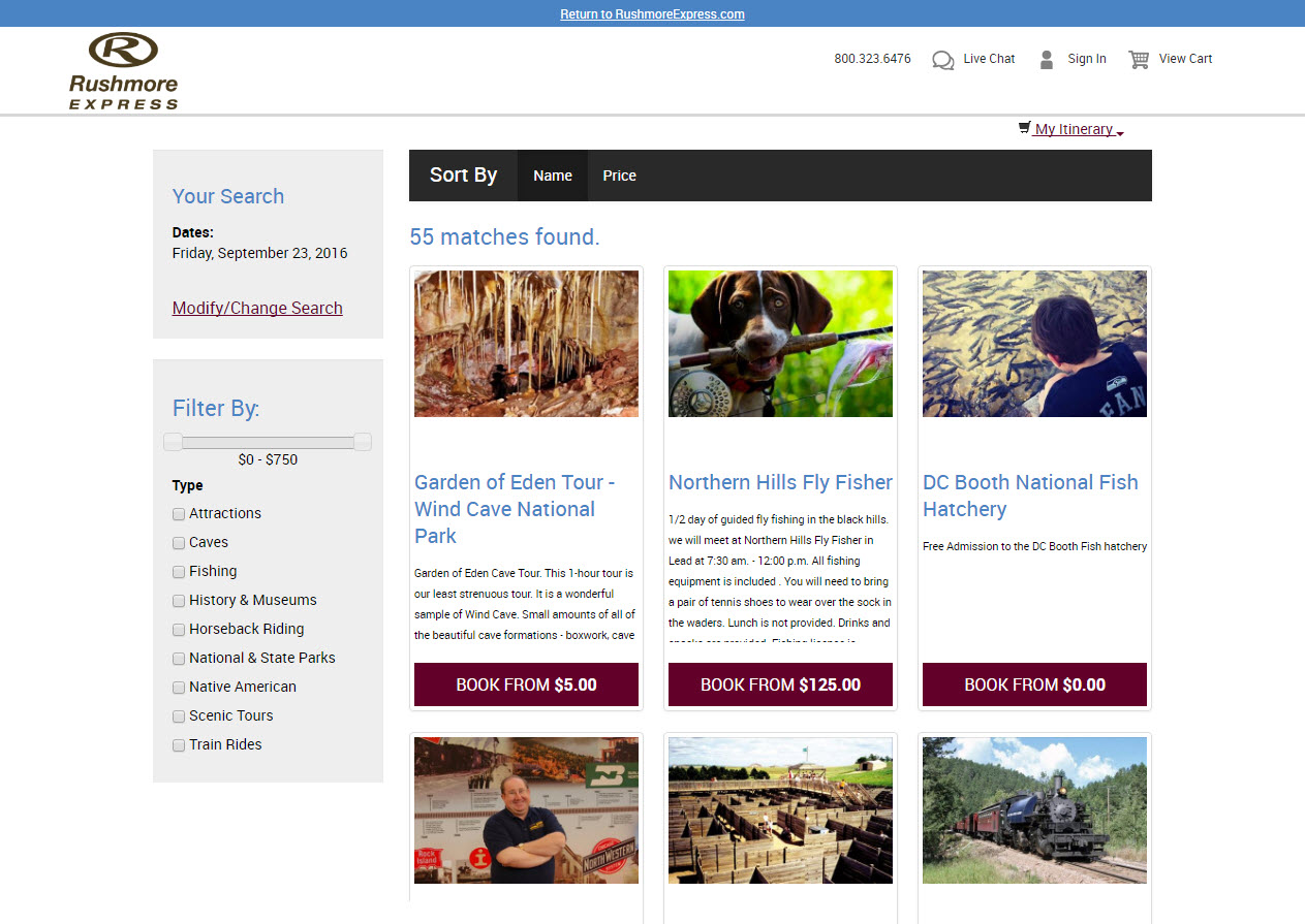 Rushmore Express Inn & Suites drives ancillary revenue with online ticket sales