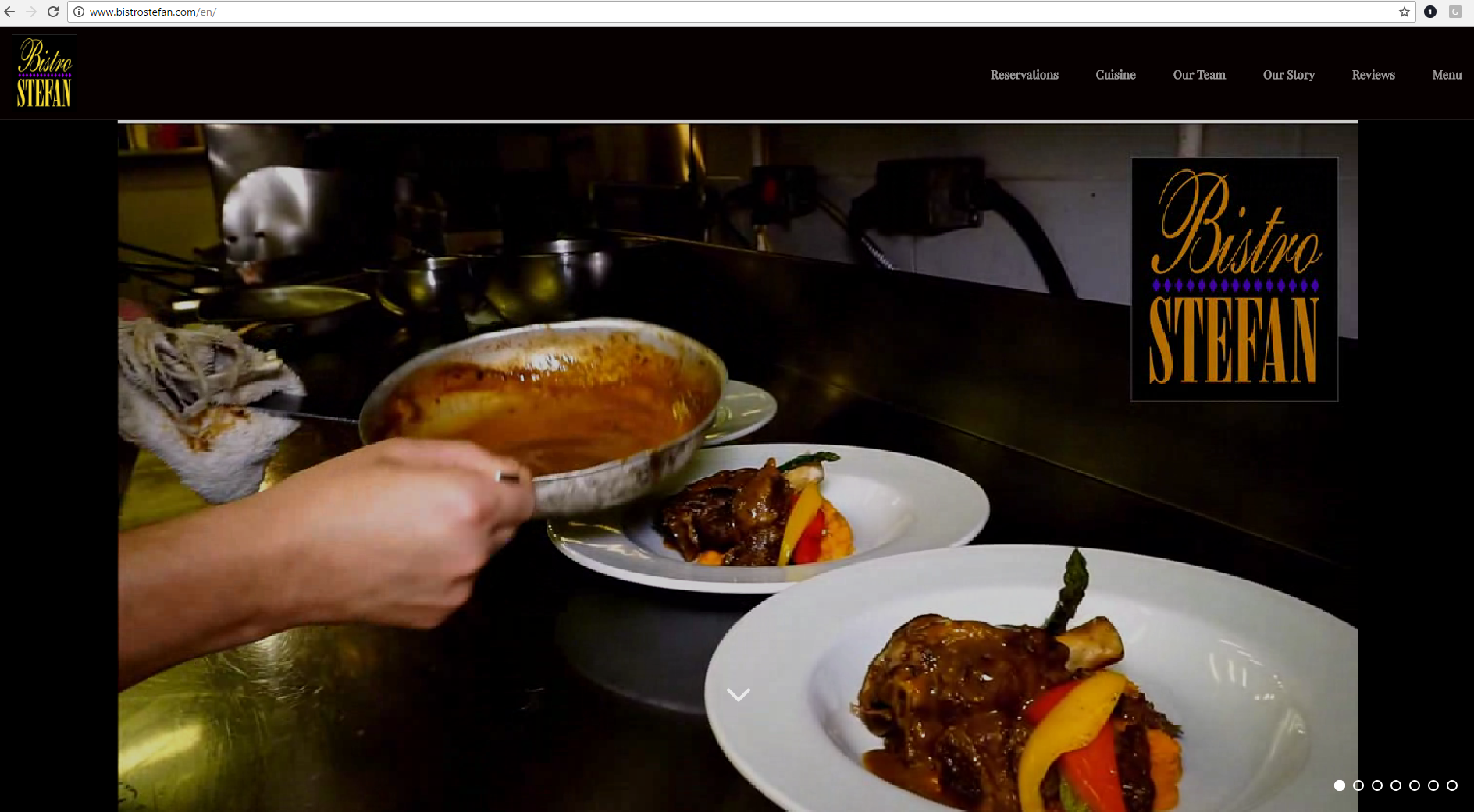 Bistro Stefan Restaurant Homepage