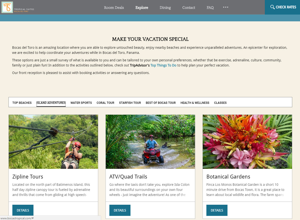 Content Marketing by the Tropical Suites Hotel